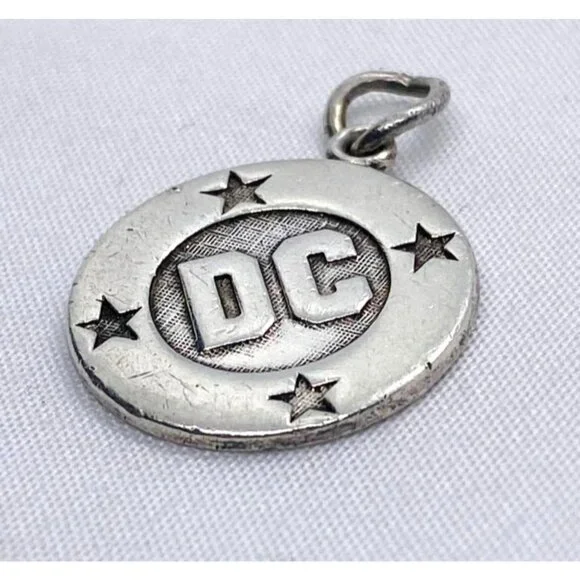 Tiffany & Co Sterling Silver 925 DC Comics Theme Charm Pendant Collectors Piece
